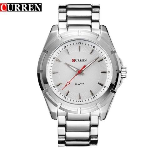 Curren Big Dial Stainless Steel Watch - MC2K1016